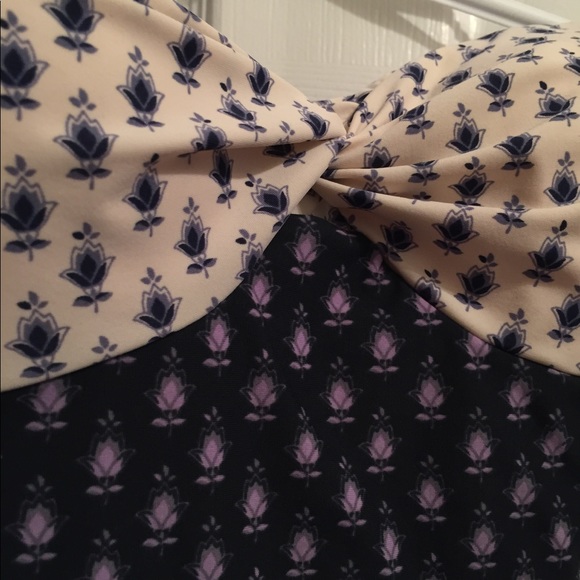 Simon's Retro Style Navy Blue & White Swimsuit - Picture 6 of 8